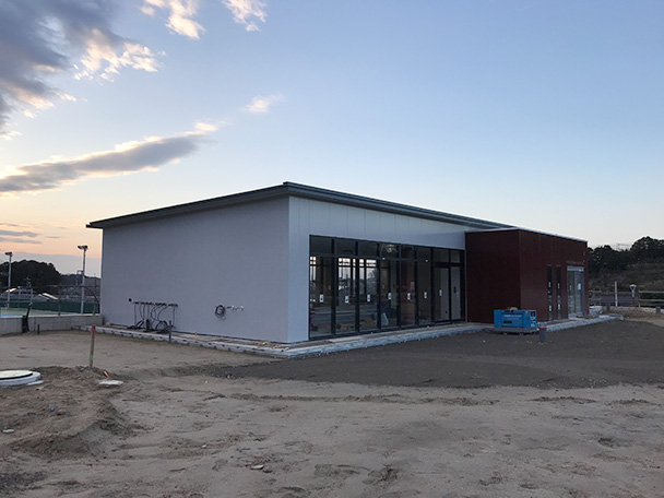 クラブハウスの建設状況です。